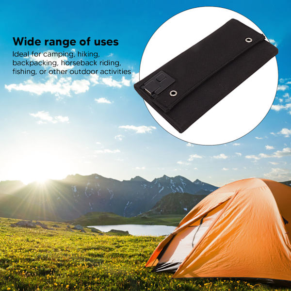 30W Solcellsladdare för Telefon Bärbar Utomhus Solpanel Laddare Trippelvik Solpanel för Camping Vandring Fiske