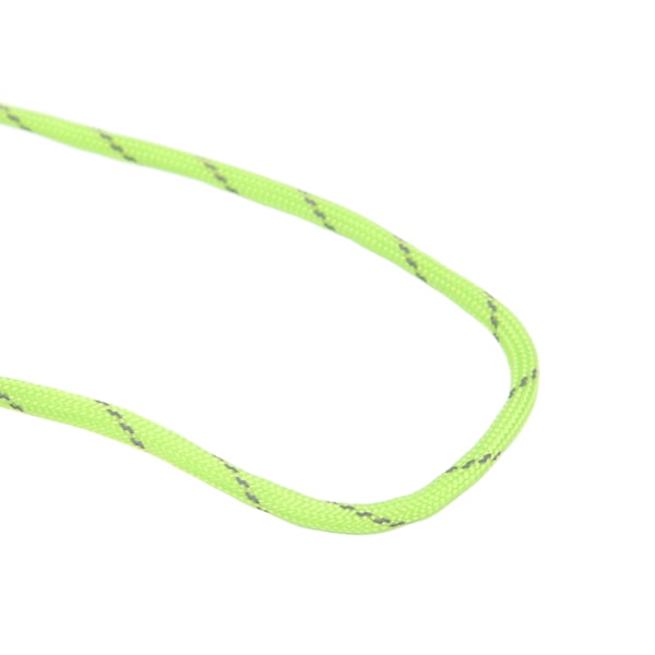 Reflekterande campingrep för utomhusbruk, tjock vindskyddad tältlina, 4 mm baldakin, tältlinor, fluorescerande grön