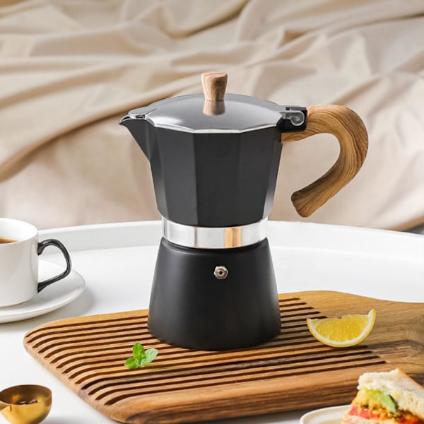 Italiensk Kaffebryggare, Säkerhetsventil, Mångsidig För Olika Kafferecept Inklusive Cappuccino, Latte, Americano, Macchiato Och Mocka, Enkel