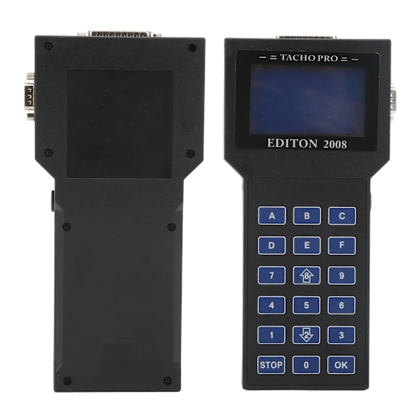 For Tacho Pro 2008 Kilometerjusterare Full Cable Dash Programmer LCD Display Bakgrundsbelyst Universal Verktyg