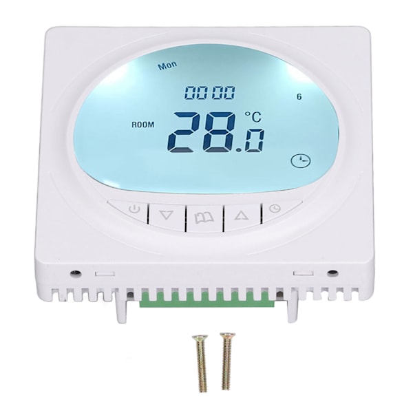Vattenburen golvvärme termostat LCD-display Smart Home temperaturregulator panel 220V