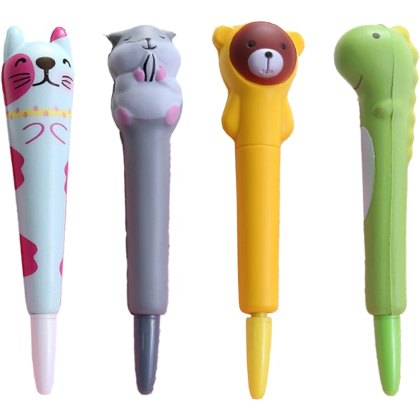 Squishy and Cute Pen - Gel Pen Skolmaterial för flickor och