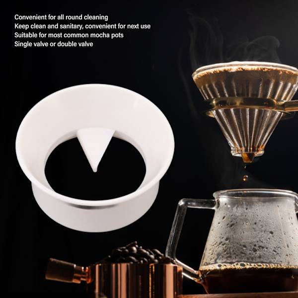 Kaffedistributör Mocha Pot Distributionsverktyg Rotationsdoseringsring Maskindelar