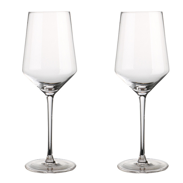 Rödvinsglas, vinglasuppsättning, 380 ml glaskoppar, 2-pack