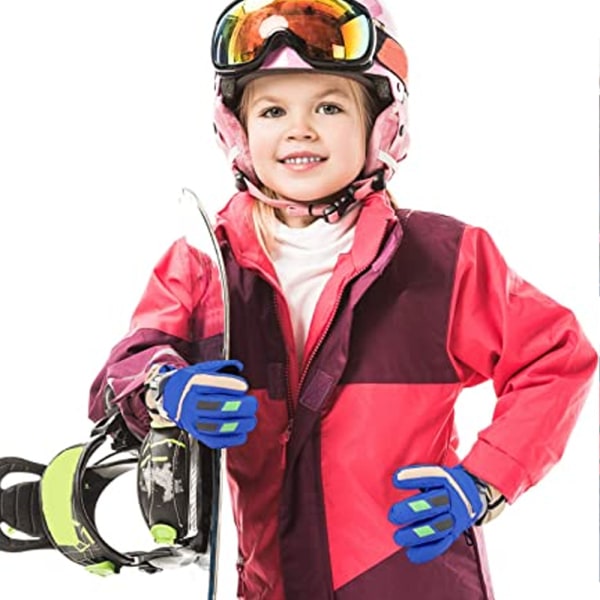 Barn Vintersnö Skidhandskar Vattentäta Snowboardhandskar Pojke