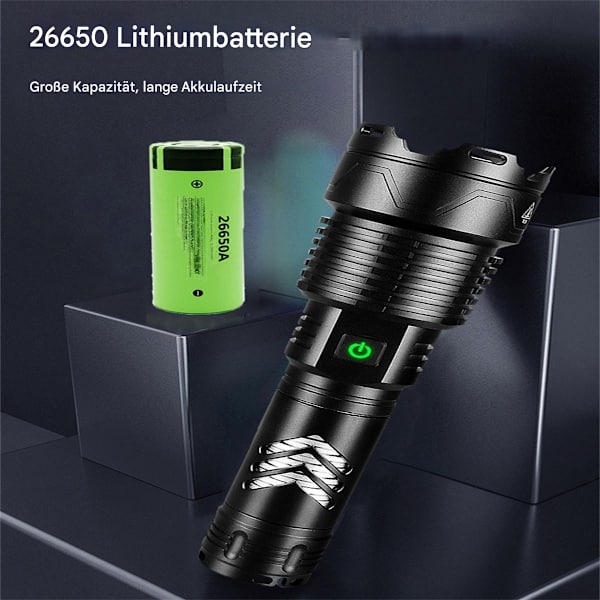 120 000 lm, 5 lägen, zoomfunktion