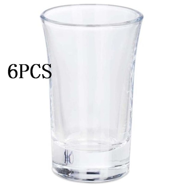 Robusta Shotglas, Flisor och Sprickor Fria Tack Vare Tung Botten, Lätta att Rengöra med Diskmaskinssäkert Material, Elegant Design Ger Stil Till Din Bar, Förpackning