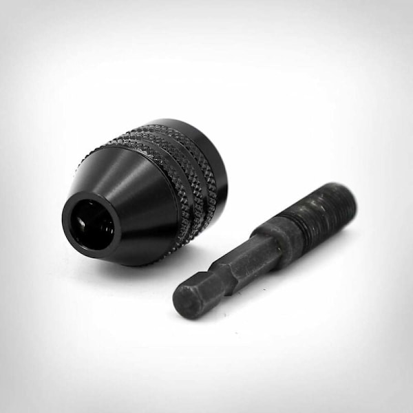 Nyckellös Borrchuck med Hex-skaft, Snabbväxlingsadapter för Borr, Aluminiumlegering för Tunga Applikationer, Spännvidd 0,3 - 6,5 mm