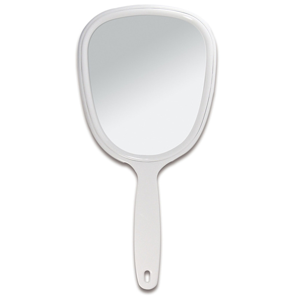 Handspegel med oval form kosmetisk spegel