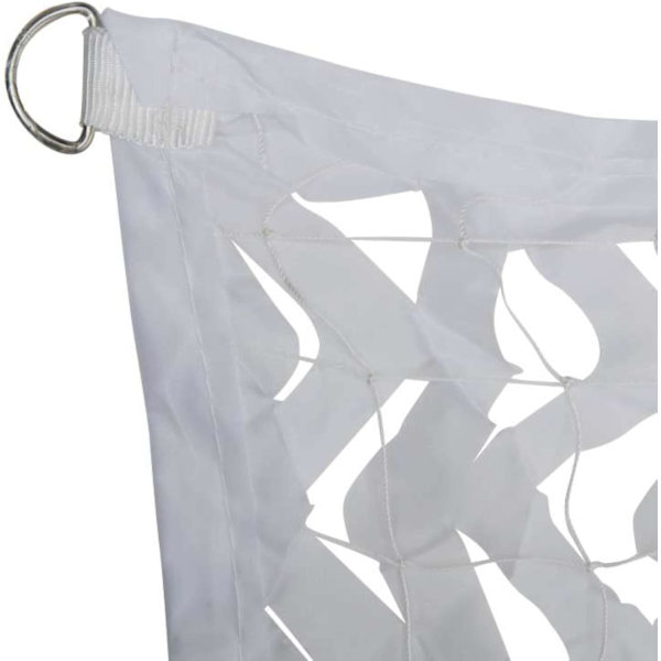 WERKA PRO - 10793 - Öppen väv solskydd - 120 g/m2 - Polyester - Rektangulär - 3 x 4 m - Vit - För balkong, terrass och trädgård