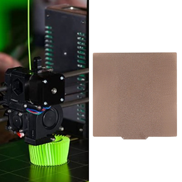 3D-utskrift PEI Fjäderstål Sängplattform 300x300mm Fjäderstål Magnetisk Byggplatta för Anet E16