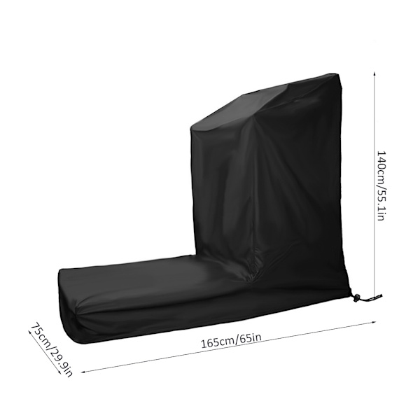 Löpbandsdammskydd Sports Löpband Dammskyddsfodral för inomhus- och utomhusbruk 165*76*140cm