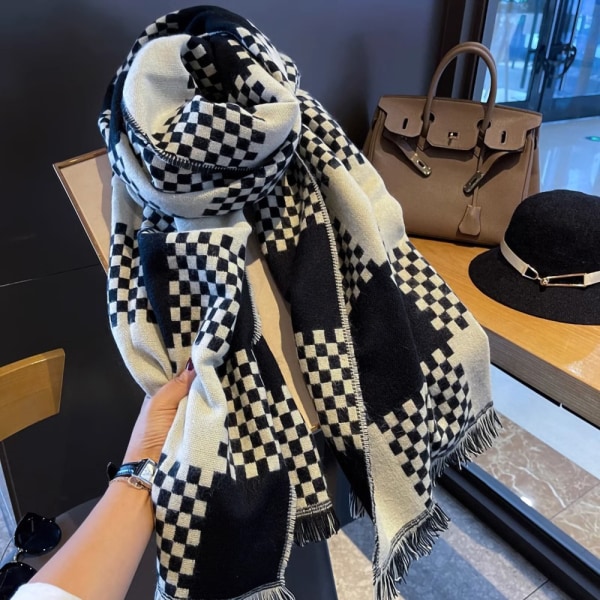 Höst Vinter Herr Bomullsscarf, Herr Halsduk Basic Scarf