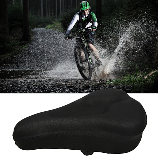 Cykelsadelsskydd Mjukt Silikonmaterial Unik ihålig pilspetsdesign Håll höfterna svala Mountainbike Sadelskydd