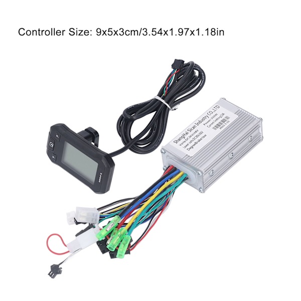 36V 48V 350W Motorkontroller LCD-displaypanel Elektrisk borstlös regulator Kit för elcyklar Scootrar