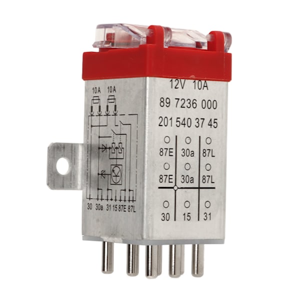 Överbelastningsskyddsrelä Stabil prestanda Slitstark 2015403745 för R107 R129 W124 W126 W201