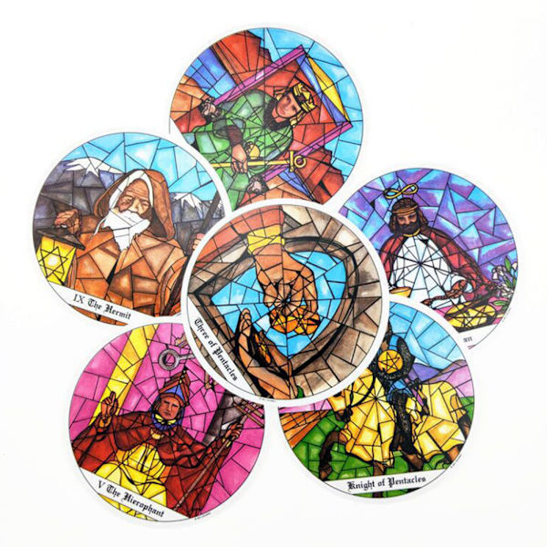 Tarotkortlek 78 Tarot of The Cloisters Kortset Brädspel Set för nybörjare och erfarna läsare