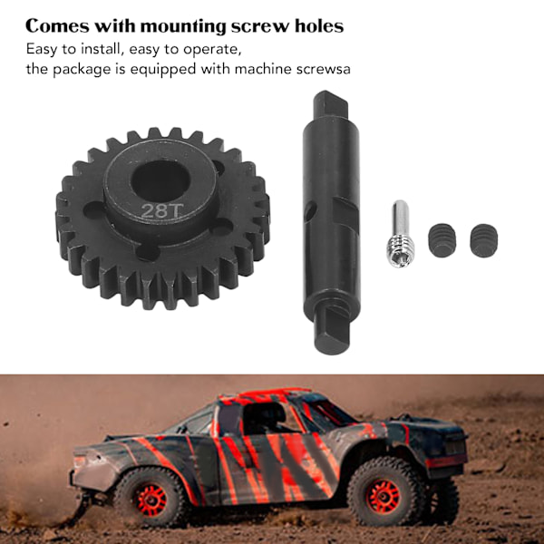 RC 28T Växelspole Kit för Arrma 1/7 1/8 RC Bil Reservdelar Reparation Drivväxel Spole Axeldelar