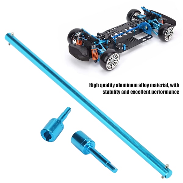 Aluminiumlegering Propelleraxel och Axeluppsättning för Tamiya TT01 RC Bil Uppgradering Modifikation