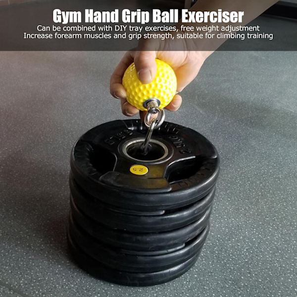 1 par/set klätterdrag upp kraftfulla bollgrepp halkfria drag upp bollgrepp för fitness72mm