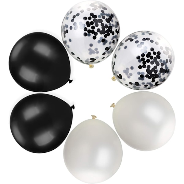Konfetti Latexballonger, Giftfria Ballonger av Hög Standardkvalitet, Klassiska Färgkombinationer, Idealiska För Perfekta Partydekorationer, Hållbar Kvalitet,
