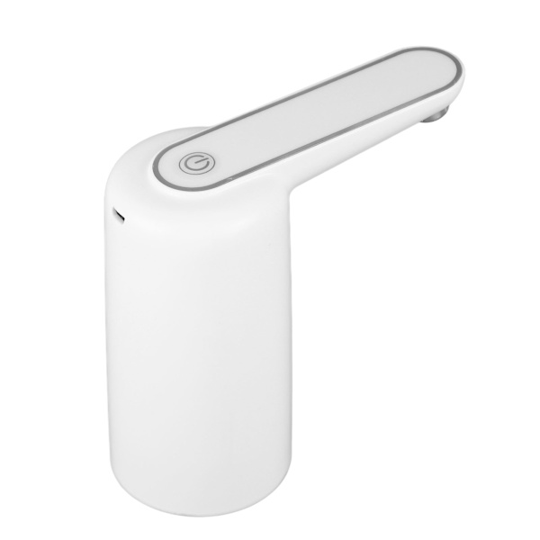 Elektrisk bärbar vattenpump med en knapptryckning Vit 5W 1200mAh Vattenflaskpump för sovsal