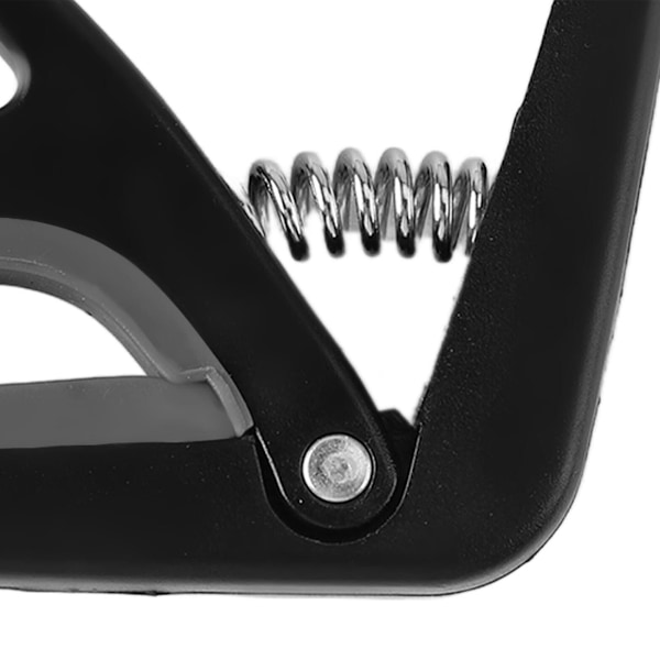 Capo för Elgitarr Akustisk Gitarr Stålsträng Ukulele Capo Metallmaterial Svart (1st, svart)