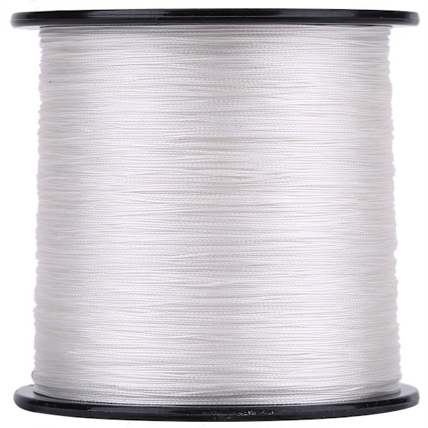 500m PE flät 4 trådar super starka fiskespön Multi filament fisk rep snöre vit (2)