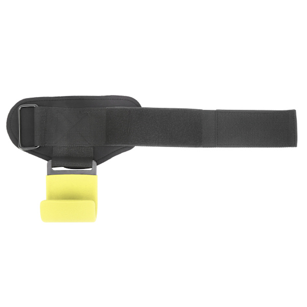 Sport Vikt Träning Pull Up Hook Gym Power Träning Powerlifting Handledsskydd Bälte WrapGul Hook