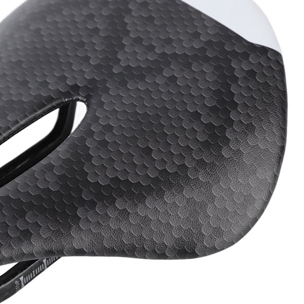 Sadel för racercykel i kolfiber, ultralätt, slitstark, stereogelstruktur, ihålig design, grå