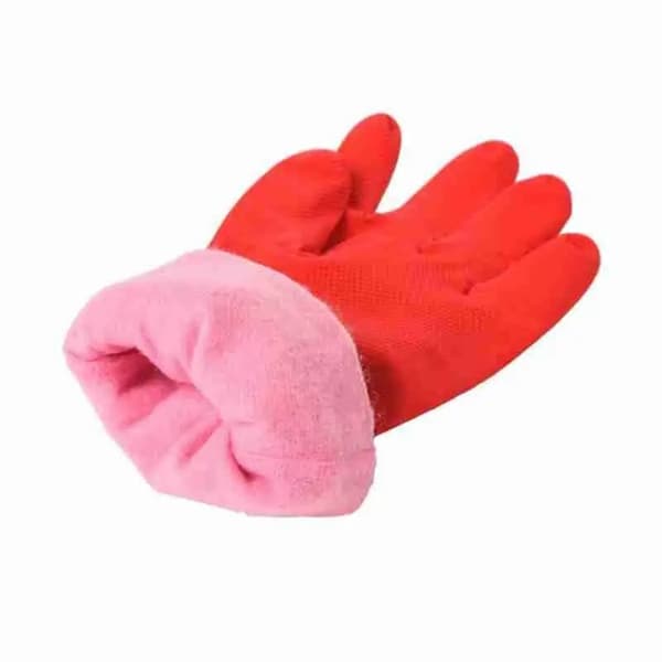 Diskhandskar Sammet Varma Hushållshandskar Vinter Latex PVC