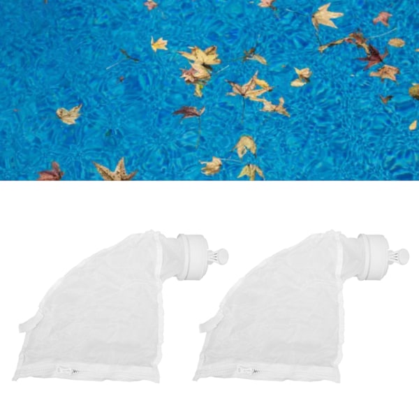 2 st nätpoolrengöringsmedel All Purpose Bag med dragkedja för Polaris 280 480 Pool Cleaner K13 K16