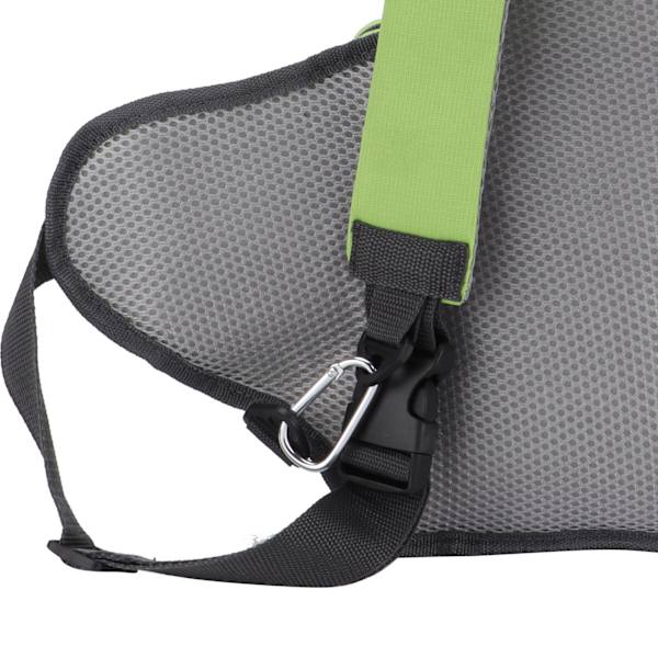 Polyester Multifunktionell Fiskeutrustning Crossbody Väska med Justerbara Axelremmar (Grön)