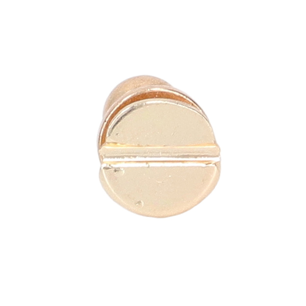 200 set Chicago-skruvar Rund huvud Nitar 7x5mm DIY Handcraft Ren koppar Rund huvud Nitar Läder Nitar för Handväska Guld