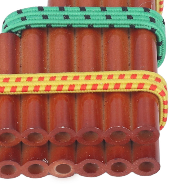 Dockhus Bambu Panflöjt Miniatyr Dockhus Musikinstrument Dekorativ Möbel Leksak
