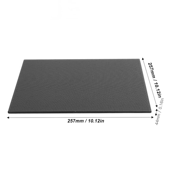3D-skrivarglasbädd 257x257x4mm Härdat plåtbyggplattform för Baambu X1 P1P