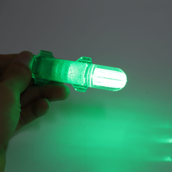 Undervattenslocklampa fiskattraherande indikator LED fiskebete ljus för fiskeredskap grönt ljus