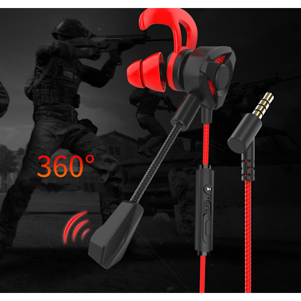 Högpresterande Gaming Headset, Justerbar Mikrofon För Intensiva Spelsessioner, Kristallklart Ljud & Omgivande Ljudisolering Säkerställer Oöverträffad Ljudkvalitet