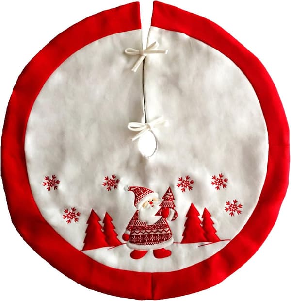 Festlig julgranskudde med jultema