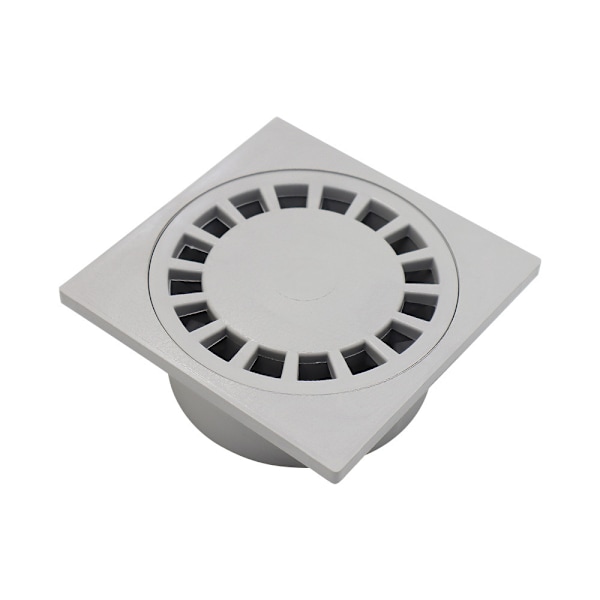 Gårdstunnels 150x150mm integrerat utlopp Ø40/50/63 grå - Grå - PVC