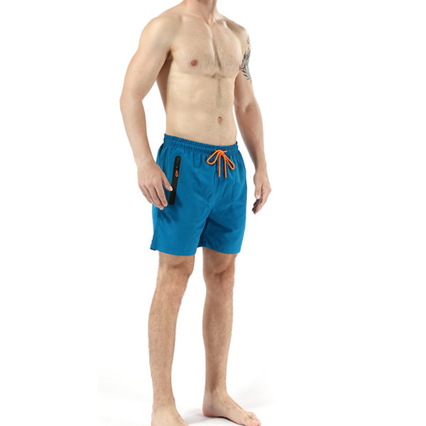 Blå shorts Strandbyxor Vattentät ficka med dragkedja Surfing för män