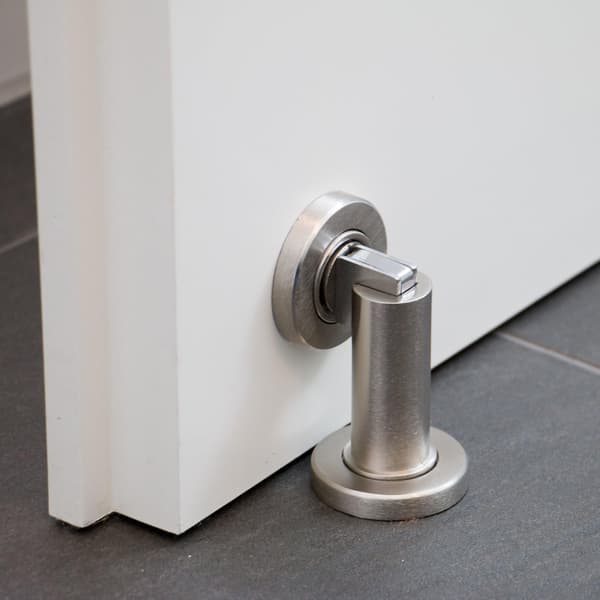 Magnetisk dørstopper MS010 i rustfrit stål-look Dørstopper