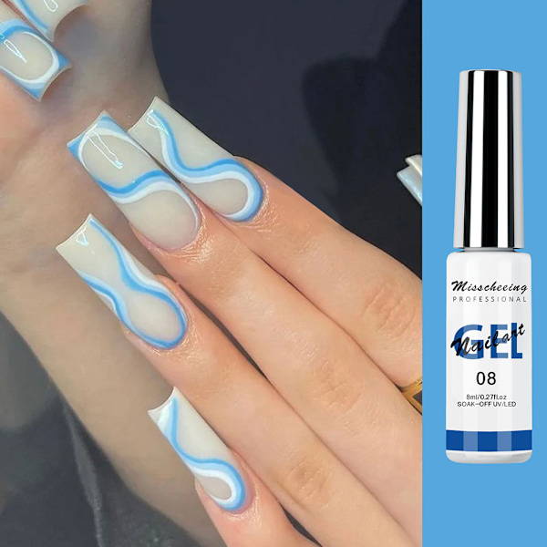 Enkelt Nagelkonstkit, 12 Giftfria Färger Med Inbyggda Penslar, Designade För Smidig Applicering Och Varaktig Skönhet