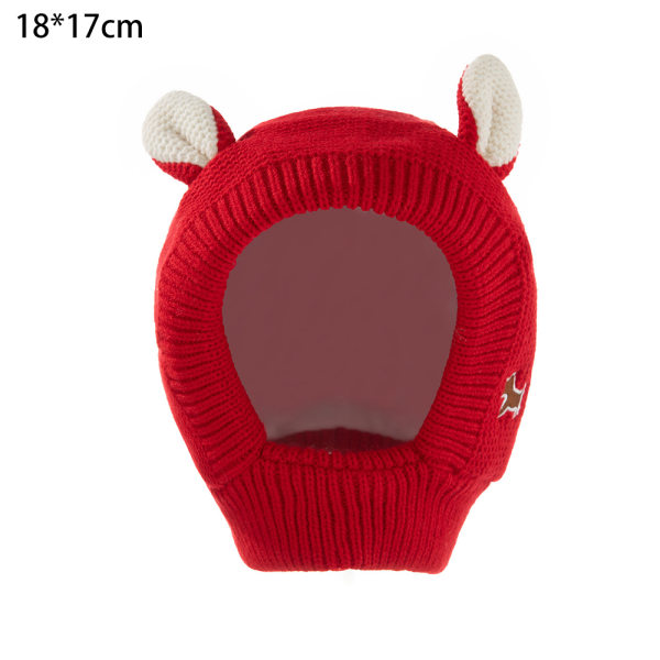 Newborn Baby Hatt och Handskar Set Knot Beanie Hat Scratch Mittens