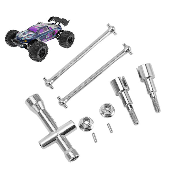 RC Bakre Drivaxel Hög Hårdhet Stål Rostfri för SCY 16101 16102 16103 16201PRO 1/16 RC Bil