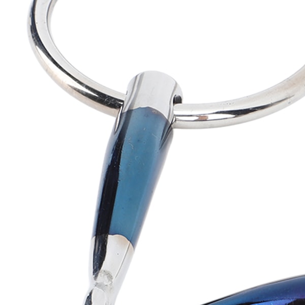 Hästmunstycke 5,1 tum 130 mm Snaffle Bit Rostfritt stål Mjuk kant Komfort Stall Hästtillbehör för gård