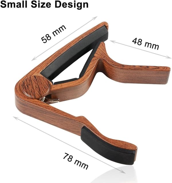 Capo 2-pack, snabbväxlande aluminiumlegering för ukulele