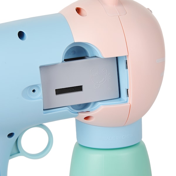 Bubbelblåsare leksaker USB Mist Bubble Machine Blaster leksak med bubbellösning för barnLjusblå