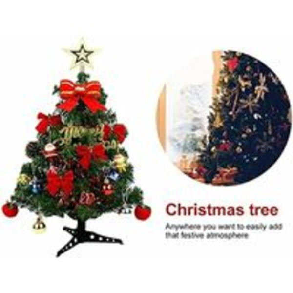 Konstgjord julgran, minijulgran för bordsskiva till jul