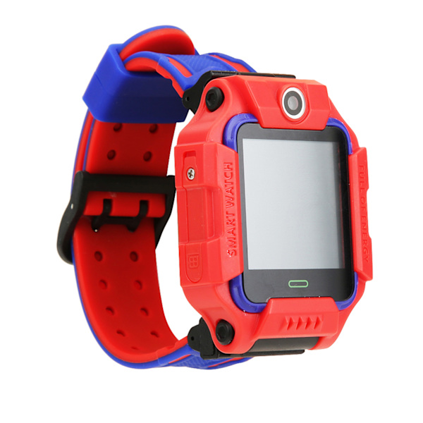 Q19 Barn Smart Klocka Vattentät Plug In Kort Kamera Positionering Armband (rouge)